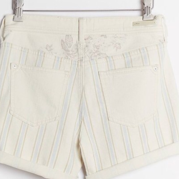 PILCRO ANTHROPOLOGIE Striped Shorts - Picture 6 of 7